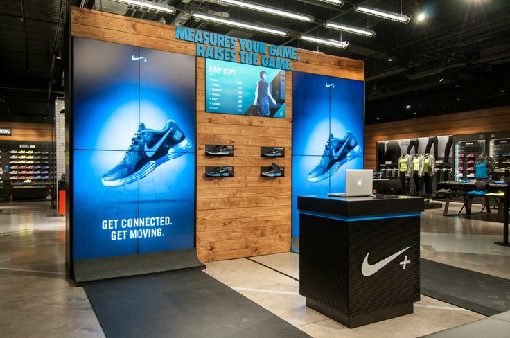 фото nike интерактивный экран, digital реклама